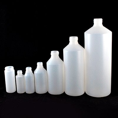 Translucent (Natural) HDPE & LDPE Plastic Bottles, Standard