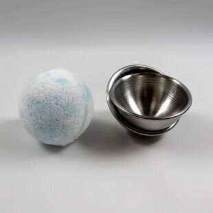 Bath Bomb Mould, Stainless Steel, 50mm