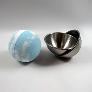 Bath Bomb Mould, Stainless Steel, 70mm