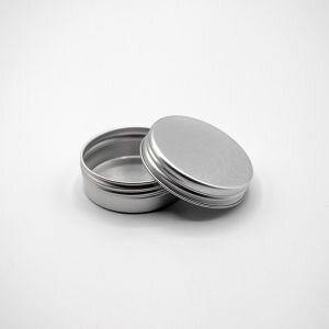 10ml Aluminium Screw-Top Tin with Wadded Lid