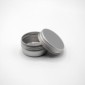 15ml Aluminium Screw-Top Tin with Wadded Lid