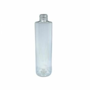 250ml Clear PET Plastic Cylindrical Apollo Style Bottle (24/410)