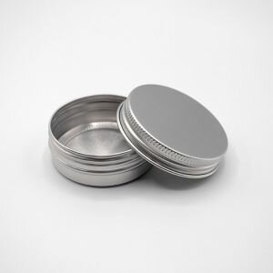 30ml Aluminium Screw-Top Squat Tin with Wadded Lid