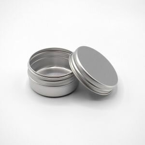 30ml Aluminium Screw-Top Tin with Wadded Lid (Tall Version)