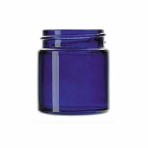 30ml Blue Glass Ointment Jar (Spray Finished)