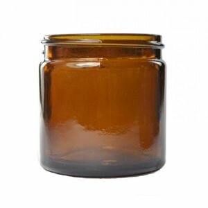 60ml Amber Glass Ointment Jar