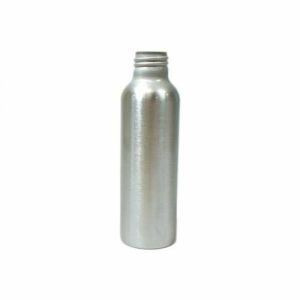 Tall aluminium bottle with a curved top