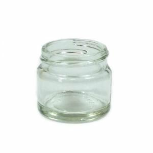 Clear 15ml Glass Ointment Jar