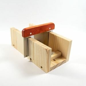 Wooden Melt and Pour Soap Cutter and Blade