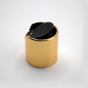 Disc Closures for 24/410 Bottles Black and Gold