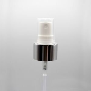 Finger Spray for 24/410 PET Plastic Bottles White and Chrome