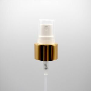 Finger Spray for 24/410 PET Plastic Bottles White and Gold