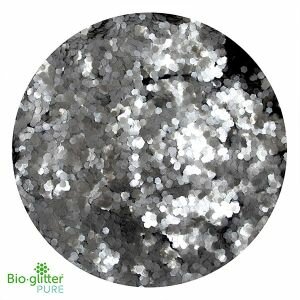 Cosmetic Bio-glitter® Pure Silver 094 Hex