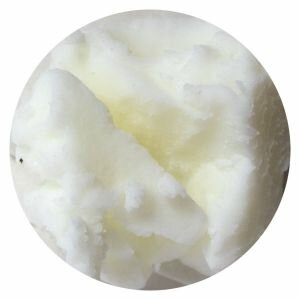 A close up of fluffy yet hard Tallow.