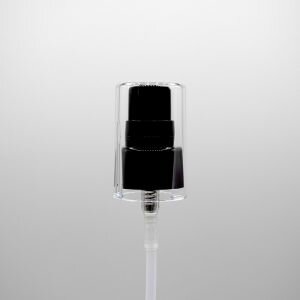 Treatment Pump for 20/410 PET Plastic Bottles Black