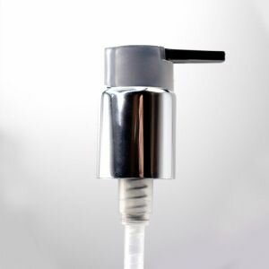 Treatment Pump for 24/410 Bottles Black and Chrome